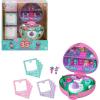 imagePolly Pocket Dolls amp Playset Collector Heritage Compact 35th Birthday Partytime Stamper with 2 Micro Dolls 3 Party Stamps amp 12 Stationary Cards