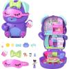 imagePolly Pocket Dolls and Playset Sleepover Puppy Compact Travel Toy with 1 Micro Doll Pet Dogs Food amp Fashion Styling Accessories