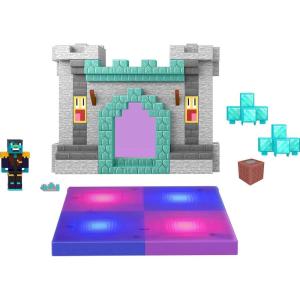 Mattel Minecraft Creator Series Playset, Party Supreme’s Palace Toy with Lights, Music & 3.25-inch Action Figure