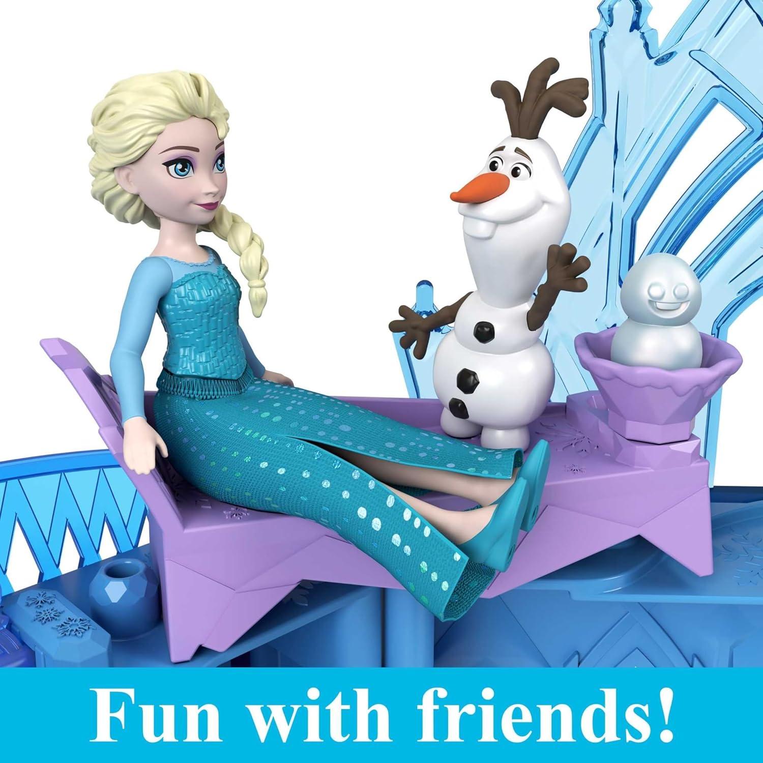 imageMattel Disney Frozen Toys Elsa Ice Palace Storytime Stackers Castle Doll House Playset Small Doll amp 8 Accessories Inspired by the Movie