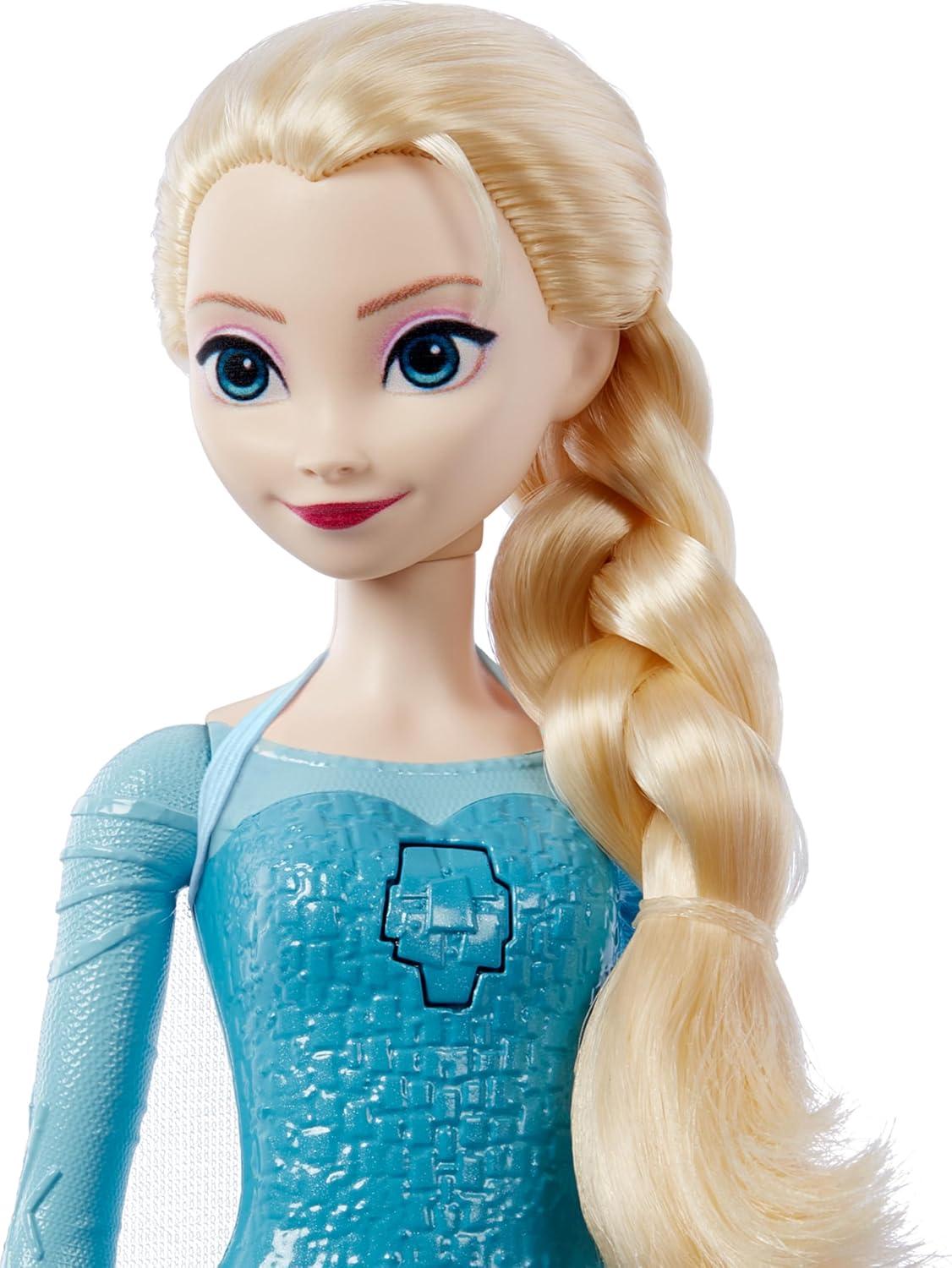 imageMattel Disney Frozen Toys Elsa Singing Adventure Fashion Doll in Signature Clothing Sings Into the Unknown from Disneys Frozen 2 MovieSignature Elsa New Packaging