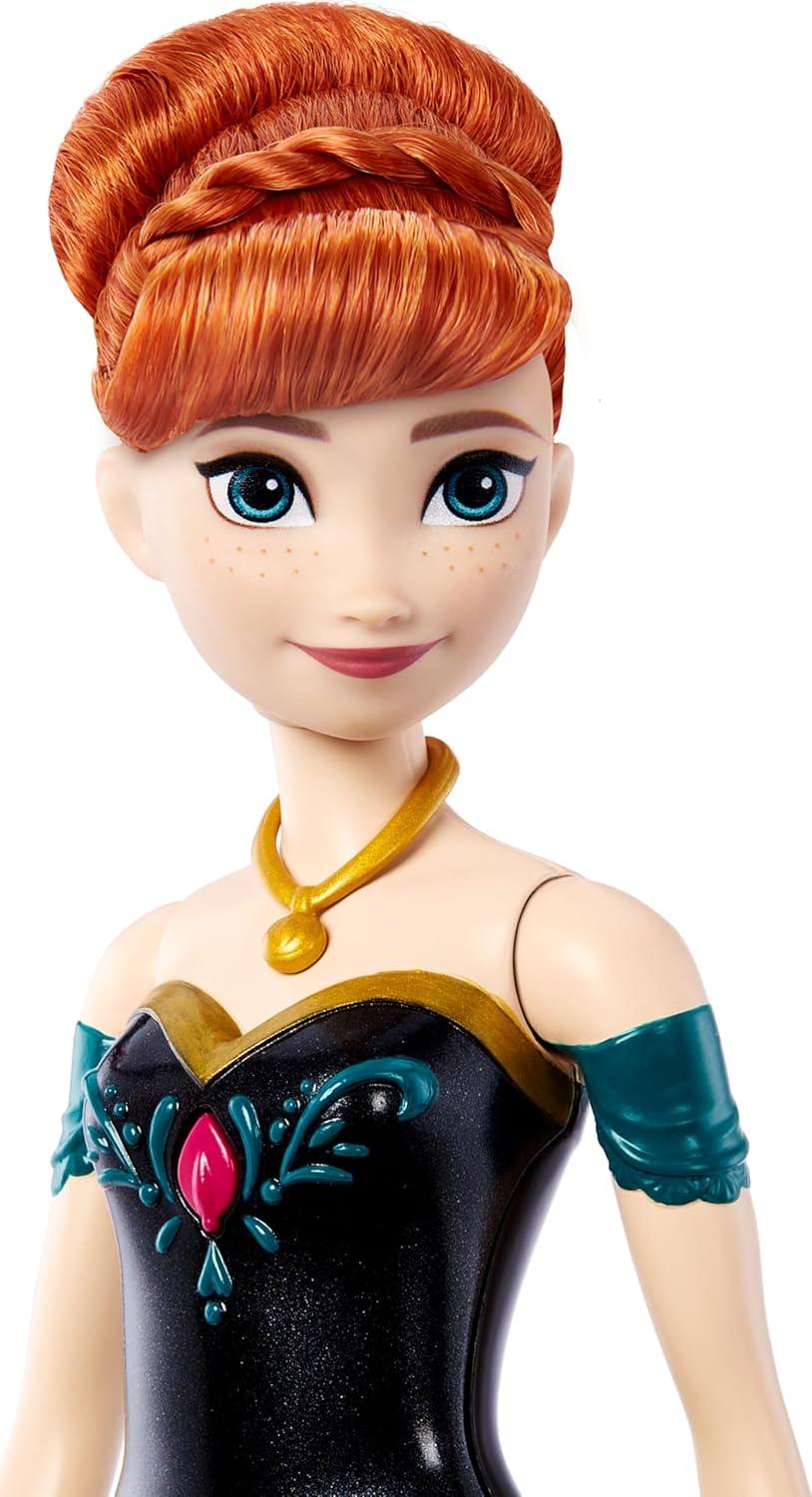 imageMattel Disney Frozen Toys Singing Anna Doll with Signature Clothing Sings For the First Time in Forever from the Movie Frozen