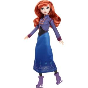 Mattel Disney Frozen Anna Fashion Doll & Accessories, Ice-Skating Look with Removable Dress & Skates Plus 1 Pair of Shoes, Inspired by Frozen: Winter Festival