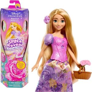 Mattel Disney Frozen Elsa Fashion Doll Set, Spin & Reveal with 11 Surprises Including 5 Accessories, 5 Stickers & Play Scene, Inspired by the Movie(Rapunzel)