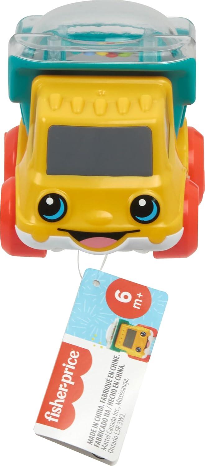 imageFisherPrice Baby Toy Poppity Pop Dump Truck PushAlong Vehicle with Fine Motor Activities for Infants Ages 6 MonthsMulticolor