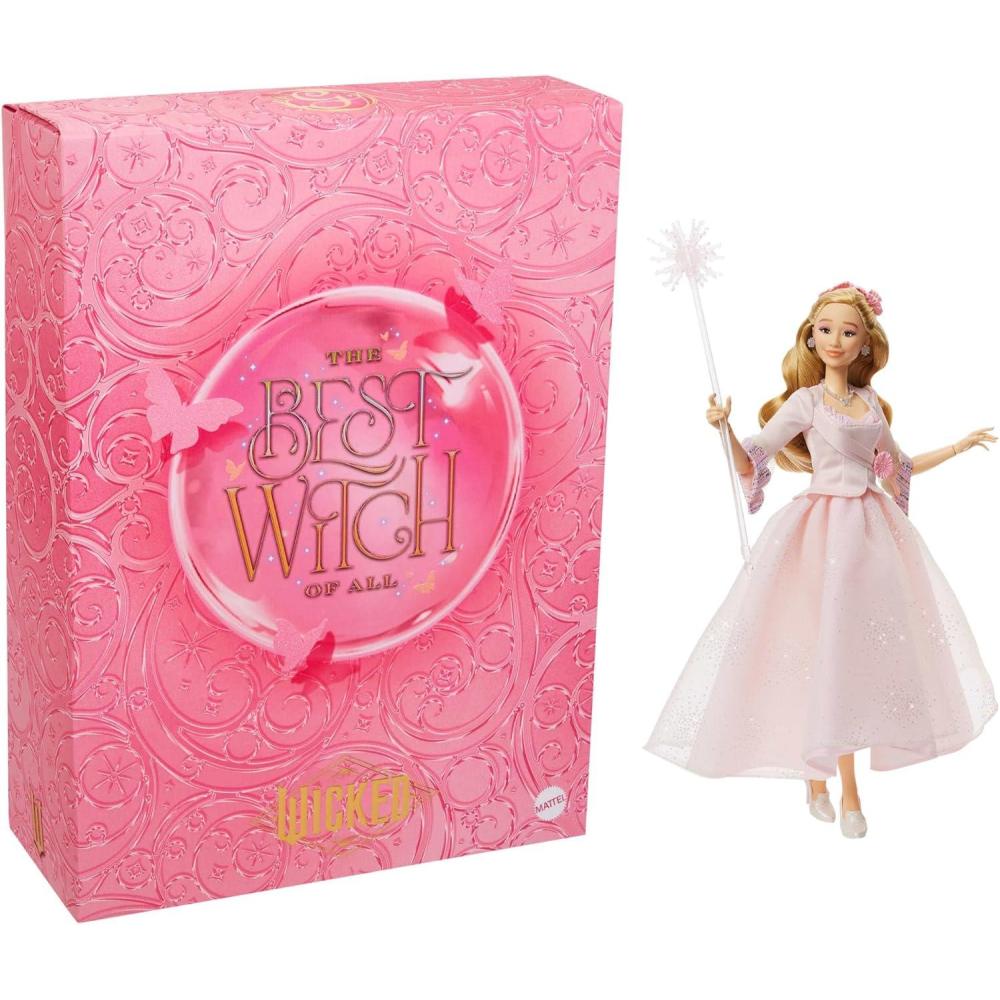 imageMattel Universal Pictures Wicked for Good Collectible Glinda Fashion Doll with Removable Outfit Inspired by The Movie Amazon Exclusive Amazon Exclusive
