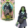 imageMattel Universal Wicked Elphaba Fashion Doll amp Accessories with Green Skin Braided Black Hair Posability amp Removable School Uniform