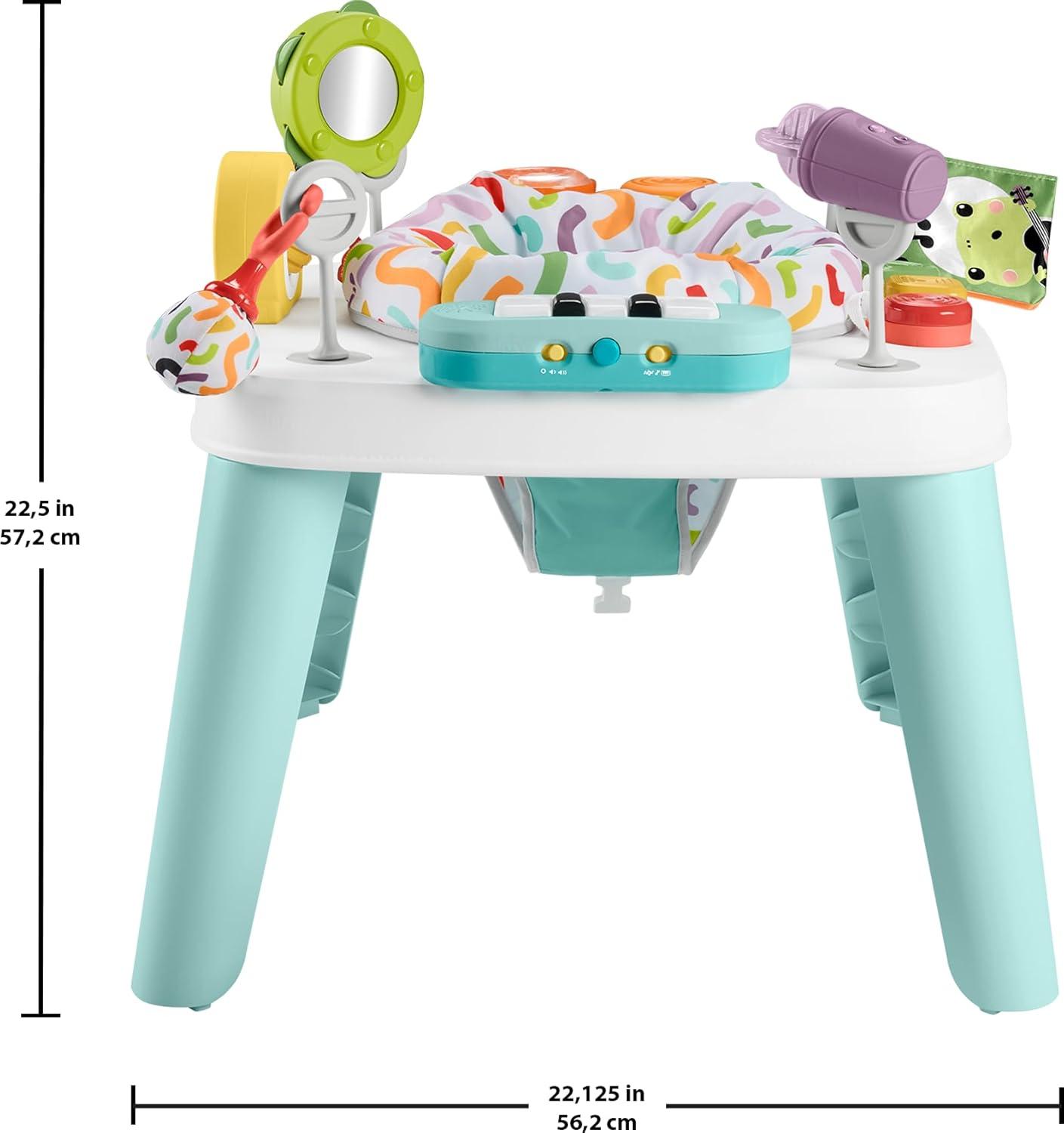 imageFisherPrice Baby to Toddler Toy 3in1 Hit Wonder Activity Center amp Play Table with Music Lights amp Developmental ActivitiesMulticolor