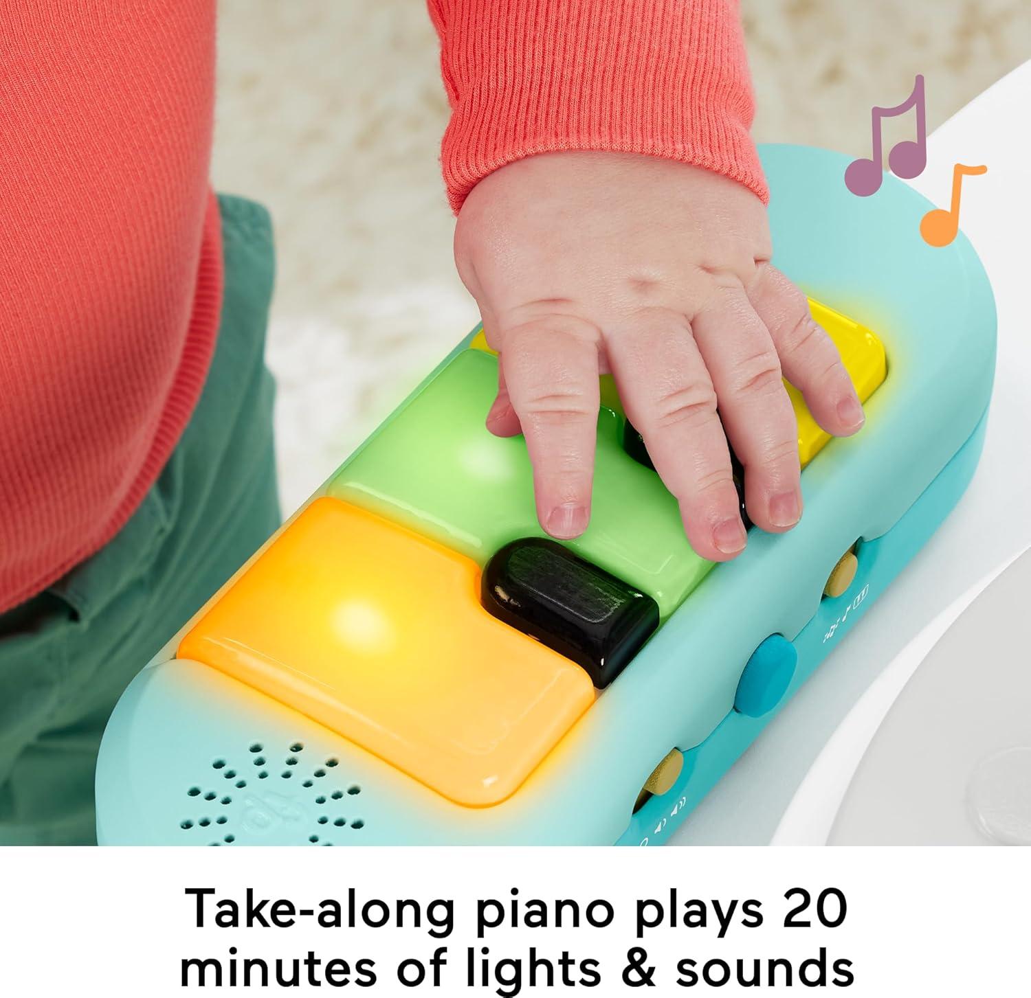 imageFisherPrice Baby to Toddler Toy 3in1 Hit Wonder Activity Center amp Play Table with Music Lights amp Developmental ActivitiesMulticolor