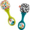 imageFisherPrice Newborn Toys Rattle n Rock Maracas 2 Soft Musical Instruments for Developmental Play Babies Ages 3 Months Neutral Colors