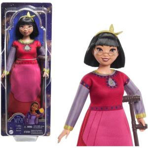 Mattel Disney Wish Toys, Dahlia of Rosas Posable Fashion Doll with Removable Clothes & Accessories, Inspired by the Movie(Dahlia)