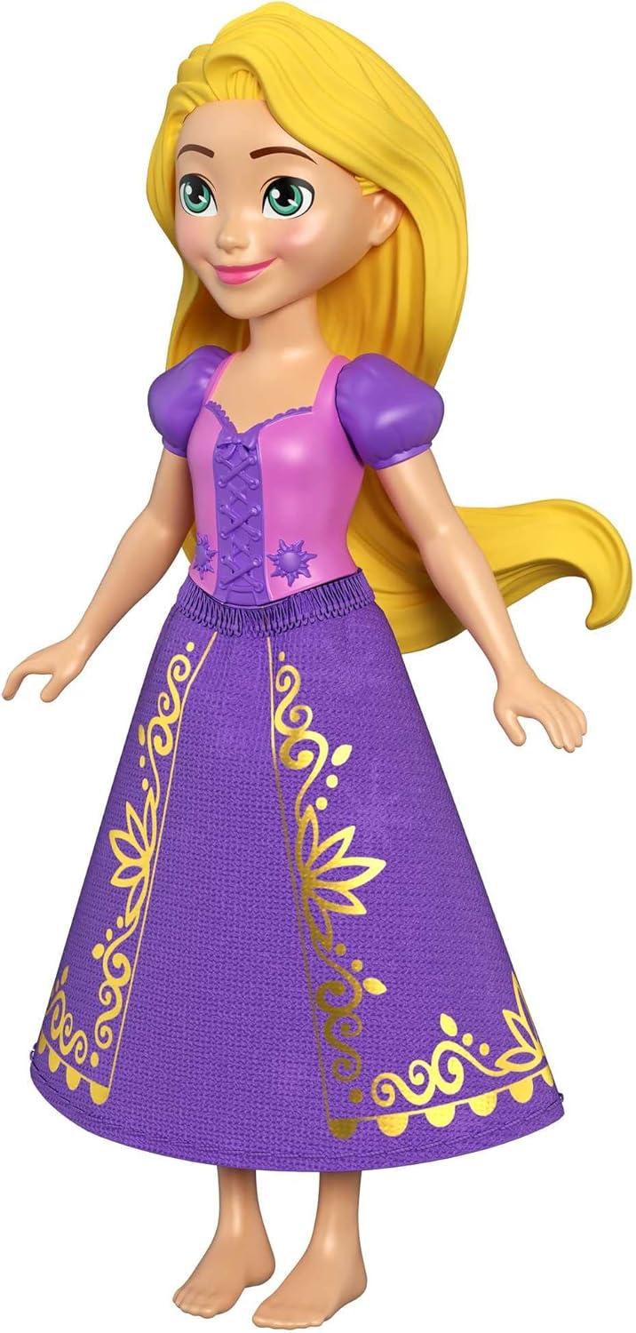 imageMattel Disney Princess Rapunzel Tower Doll House Playset with Rapunzel Fashion Doll 6 Play Areas 15 Accessories and PascalModern