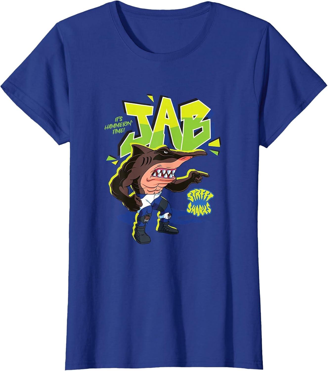 imageStreet Sharks Jab Its Hammerin Time TShirtRoyal Blue