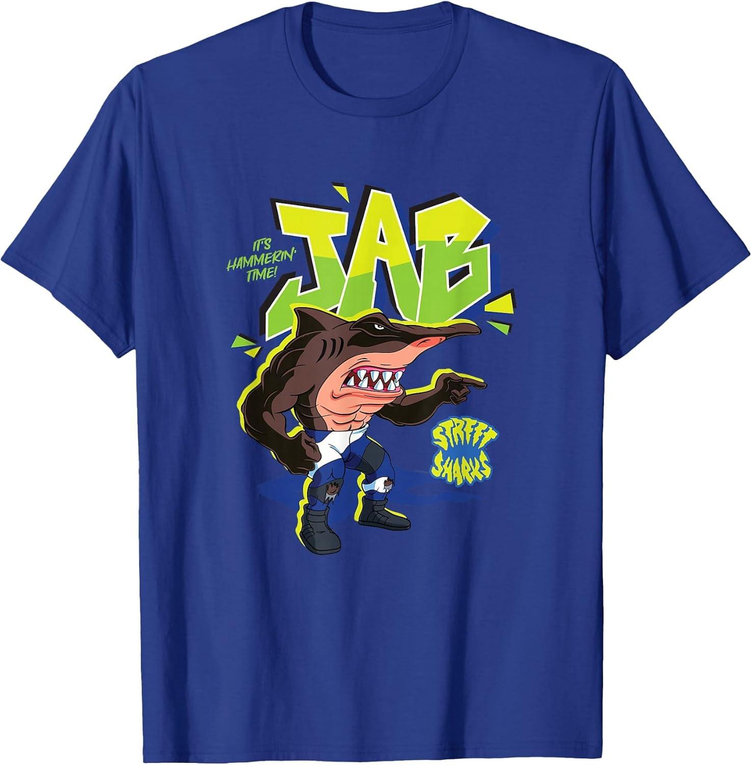 imageStreet Sharks Jab Its Hammerin Time TShirtRoyal Blue