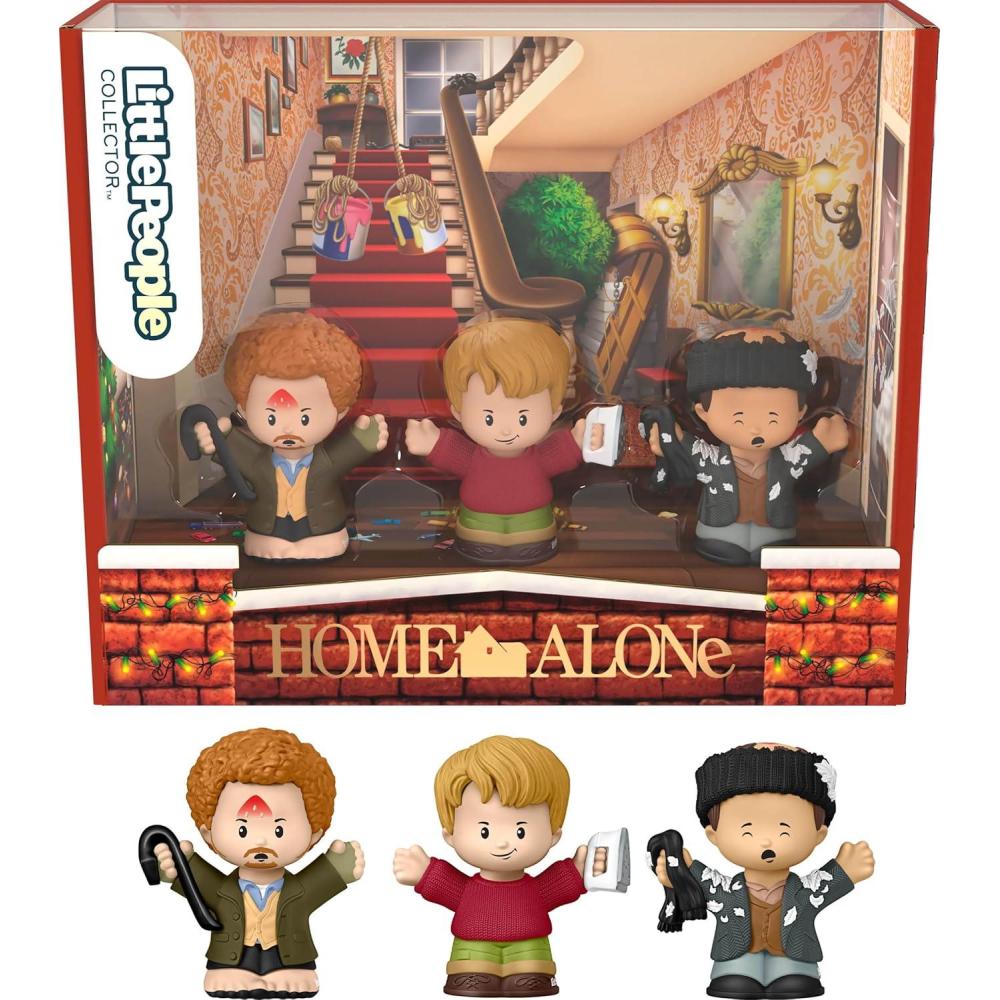 imageLittle People Collector Home Alone Special Edition Set for Movie Fans 3 Character Figures in a Display Package