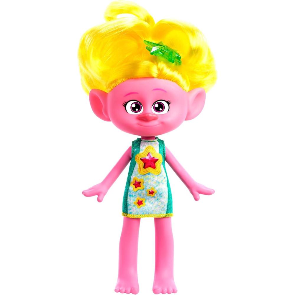 imageMattel DreamWorks Trolls Band Together Trendsettin Fashion Dolls Chenille with Vibrant Hair amp Accessory Toys Inspired by the MovieViva