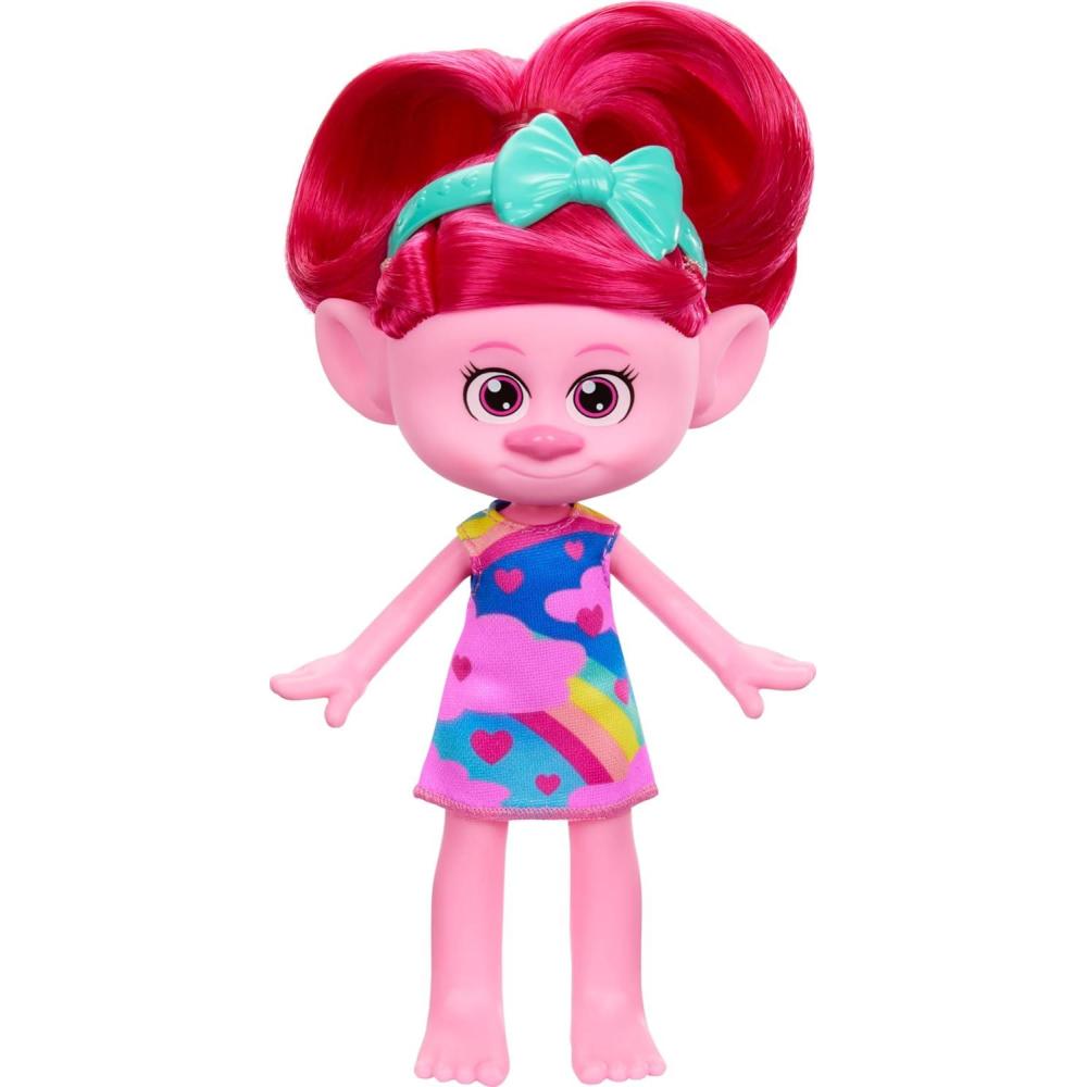 imageMattel DreamWorks Trolls Fun Fair Surprise Trendsettin Queen Poppy Fashion Doll with Vibrant Hair amp Accessory Toys Inspired by The YouTube Series