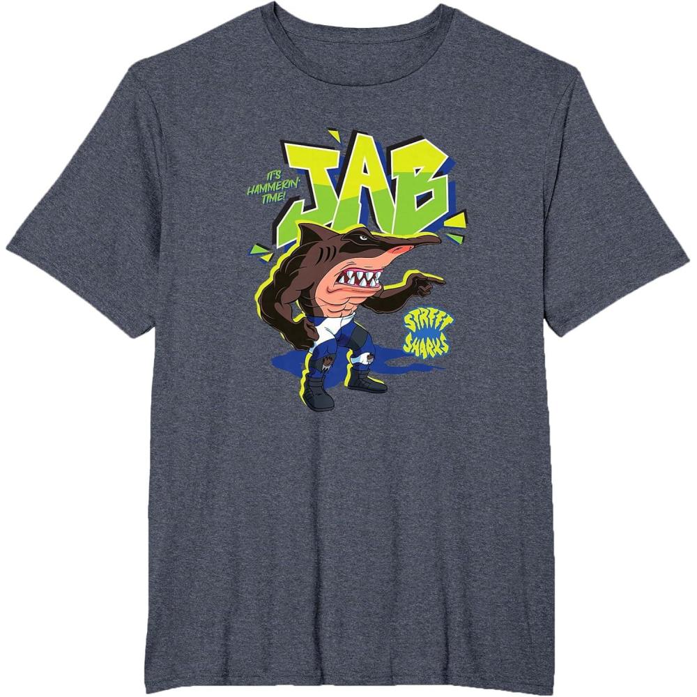 imageStreet Sharks  Jab Its Hammerin Time TShirtHeather Blue