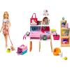 imageBarbie Doll 115in Blonde and Pet Boutique Playset with 4 Pets ColorChange Grooming Feature and Accessories Great Gift for 3 to 7 Year Olds
