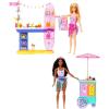 imageBarbie Playset amp 2 Dolls with 20 Accessories Beach Boardwalk Set Includes Snack Stand Ice Cream Kiosk Puppy amp Themed Pieces