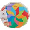 imageFisherPrice Wood Preschool Toy Mandala Puzzle with Geometric Design 41 Wooden Pieces for Kids Ages 3 Years