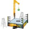 imageMattel WWE Money in The Bank Cashin Ring Playset with 2 Play Modes amp 40 Sounds amp Phrases Includes Launcher Crane Ladders amp Briefcase 13Inch x 20InchPlayset