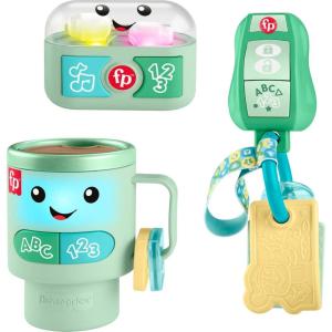 Fisher-Price Baby Toys Laugh & Learn Ready to Go Gift Set, 3 Electronic Learning Activities for Toddler Pretend Play Kids Ages 6+ Months (Amazon Exclusive)