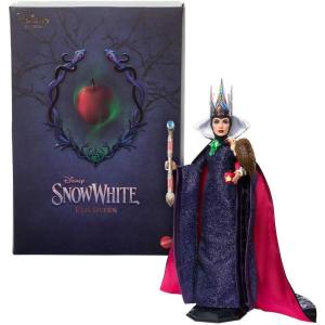 Mattel Disney Collector Evil Queen Collectible Fashion Doll in Signature Clothing Inspired by Disney Snow White Movie, Gifts for Kids & Collectors(Evil Queen)