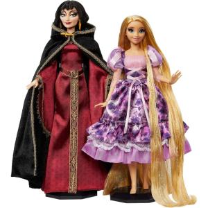Mattel Disney Collector Rapunzel & Mother Gothel Collectible Fashion Dolls in Signature Clothing from Disney Tangled, Gifts for Kids & Collectors