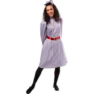 Rubies American Girl Womens Samantha Parkington Plaid Costume Dress Set