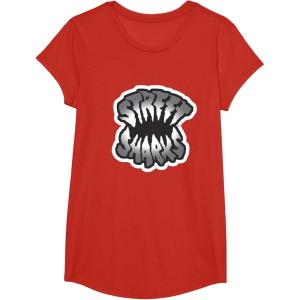 Street Sharks – Grey Logo T-Shirt(Red)