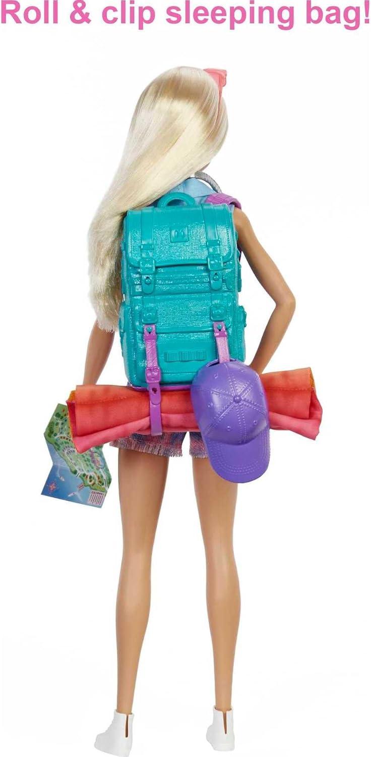 imageBarbie Doll and Accessories It Takes Two Malibu Camping Doll with Pet Puppy and 10 AccessoriesMalibu Camping
