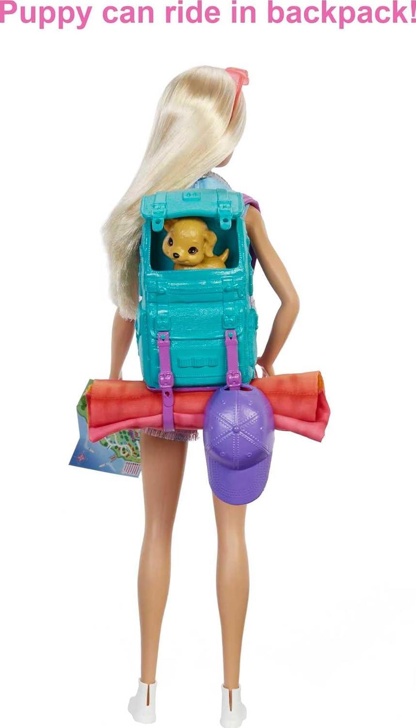 imageBarbie Doll and Accessories It Takes Two Malibu Camping Doll with Pet Puppy and 10 AccessoriesMalibu Camping