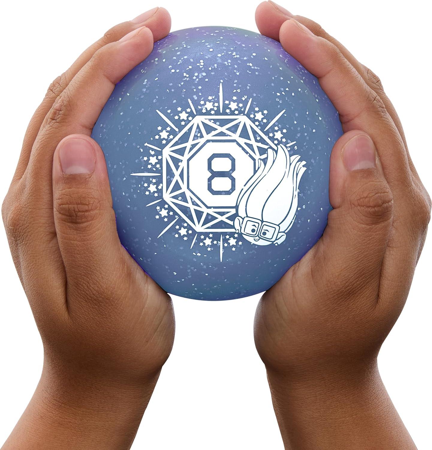 imageMattel Games Magic 8 Ball DreamWorks Trolls Band Together Novelty Game Sparkling FortuneTelling Toy for Family amp Game Nights