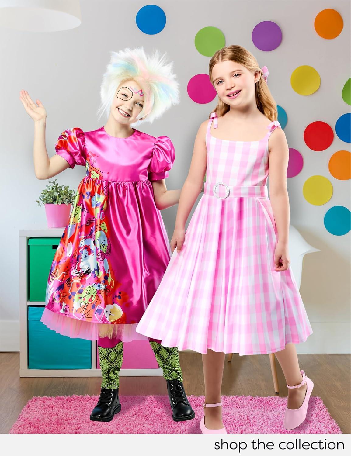 imageRubies Barbie Movie A Perfect Day Barbie Costume for Kids Girls LargeSmall