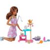 imageBarbie Kitty Condo Doll amp Pets Cat Tree Toy Playset with 5 Kitten Figures amp Accessories
