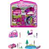 imageBarbie Mini BarbieLand MultiPack Doll amp Toy Vehicle Set with 4 Dolls 15inches Tall amp 4 Iconic Vehicles with ColorChange SurpriseDolls  Recreations