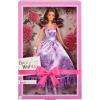 imageBarbie Signature Birthday Wishes Doll Collectible in Satiny Lilac Dress with Wavy Brown Hair and Giftable Packaging
