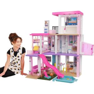 Barbie DreamHouse Dollhouse with 75+ Accessories and Wheelchair Accessible Elevator, 10 Play Areas, 3 Custom Light Settings & Music (Amazon Exclusive)(Dreamhouse)