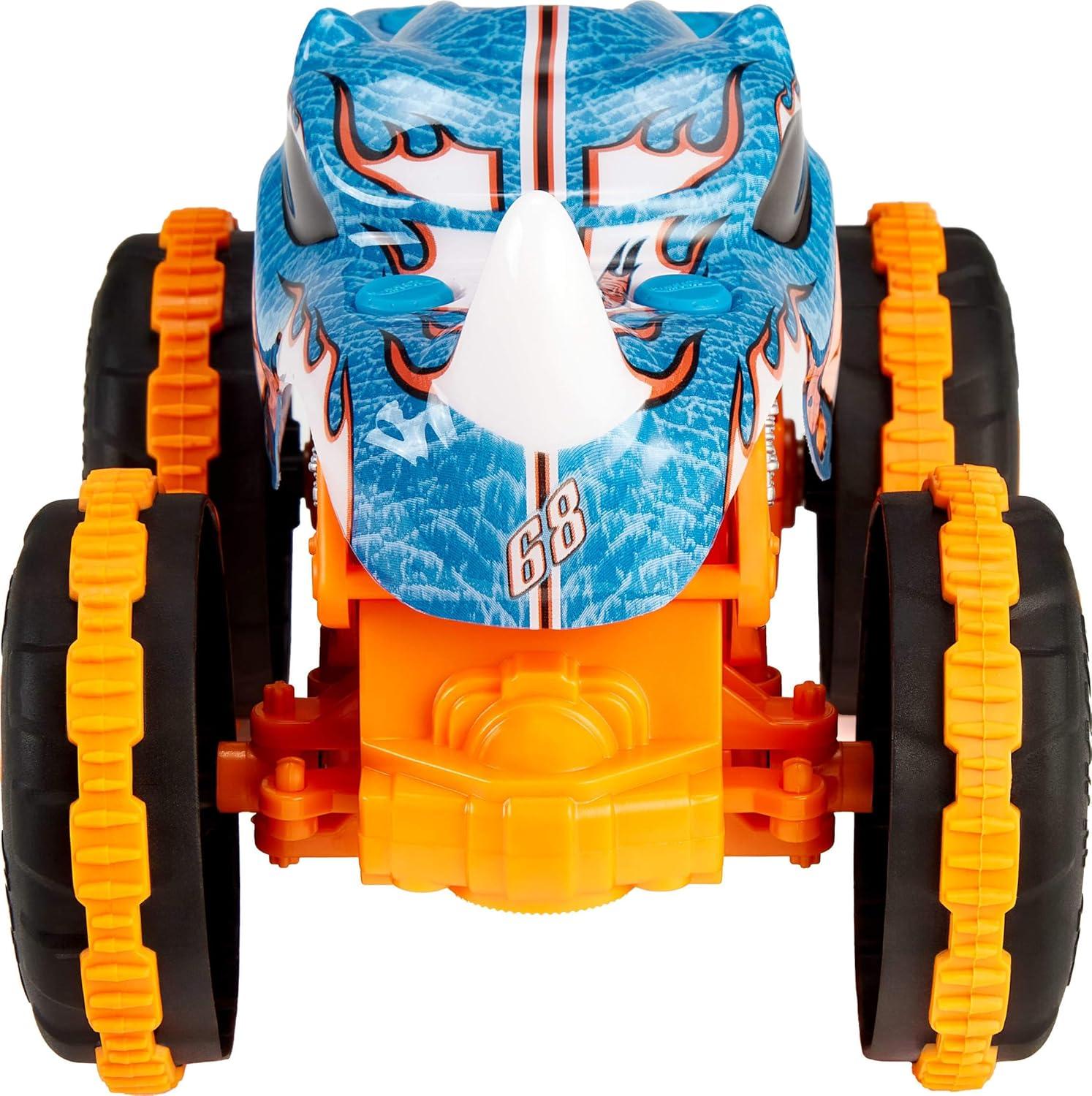 imageHot Wheels Monster Trucks MegaWrex BatteryPowered RC Truck with AllTerrain TiresRhinomite
