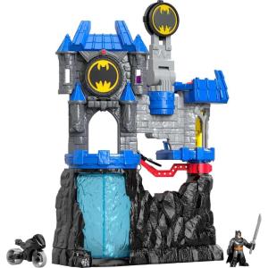 Fisher-Price Imaginext DC Super Friends Batman Toy, Wayne Manor Batcave Playset with Figure & Batcyle for Pretend Play Kids Ages 3+ Years(Batcave)