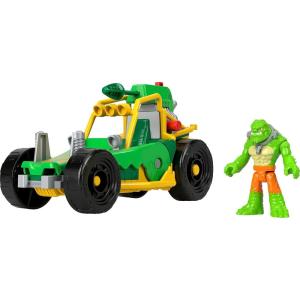 Fisher-Price Imaginext DC Super Friends Toy Killer Croc Figure & Buggy Car with Projectile Launcher for Pretend Play Kids Ages 3+ Years​