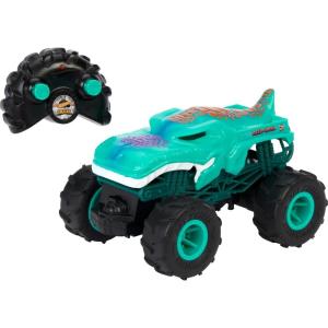 Hot Wheels Monster Trucks Mega-Wrex Battery-Powered RC Truck with All-Terrain Tires(Mega-Wrex)