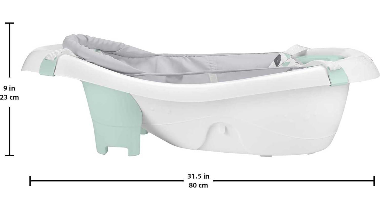 imageFisherPrice Baby to Toddler Bath 4in1 Sling n Seat Tub with Removable Infant Support and 2 Toys Climbing LeavesClimbing Leaves