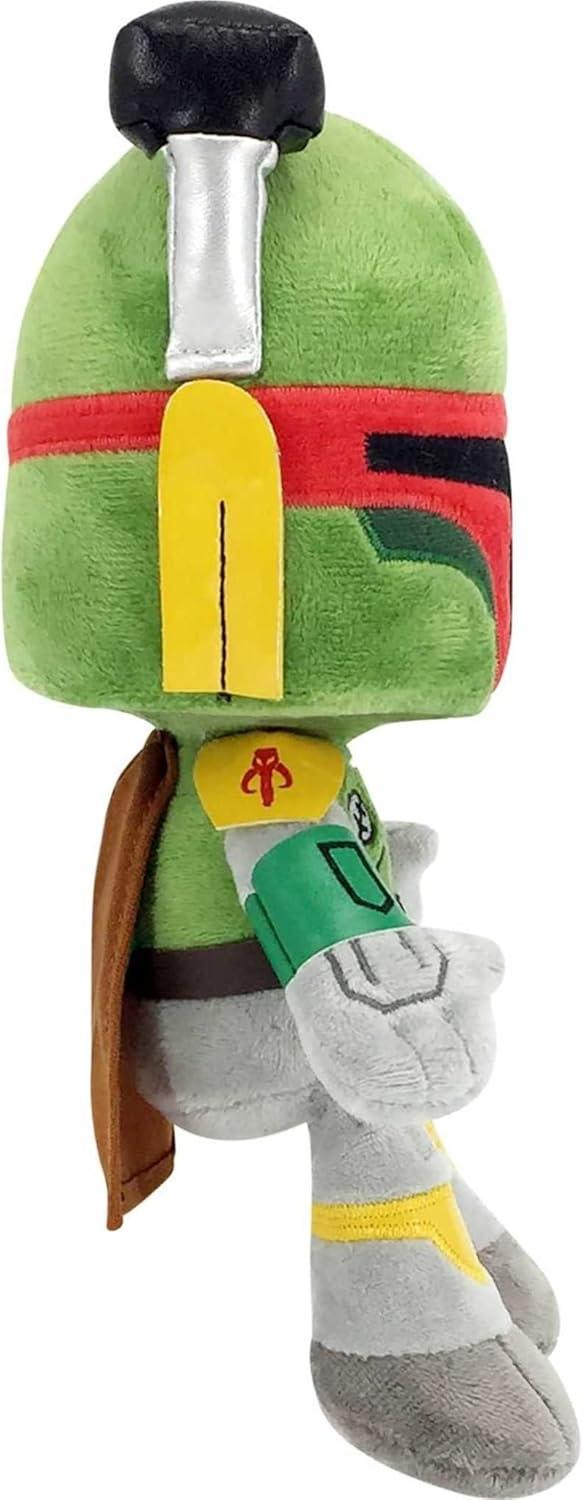 imageMattel Star Wars Plush 8Inch Figure 3Pack Return of the Jedi Endor Celebration Set 2 Ewoks amp 1 C3Po Soft Robot Doll with Metallic FabricBoba Fett