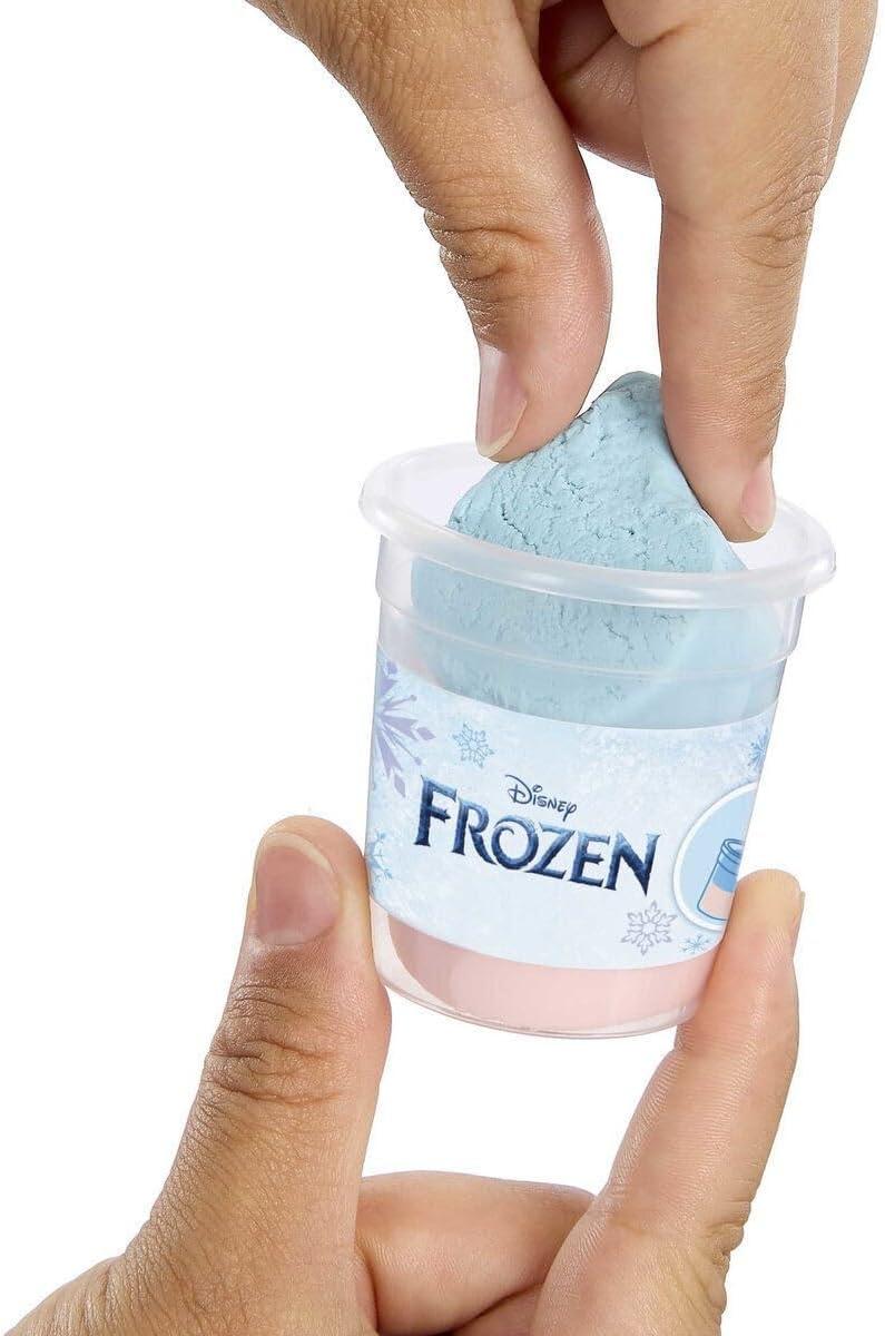 imageMattel Disney Frozen Dessert Playset with Elsa Fashion Doll Olaf Figure 2 Dough Colors amp 10 Play Pieces Inspired by the MovieMulticolor