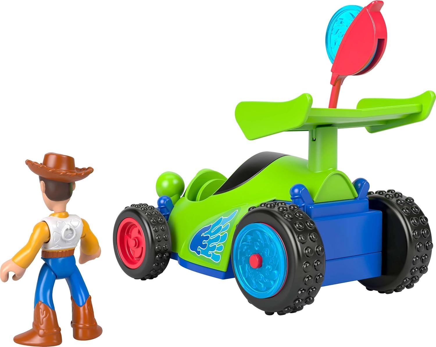 imageFisherPrice Imaginext Woody amp RC Play Set with 3inch Action Figure Toy RC Vehicle amp 2 Projectiles Inspired by Disney and Pixar Toy Story