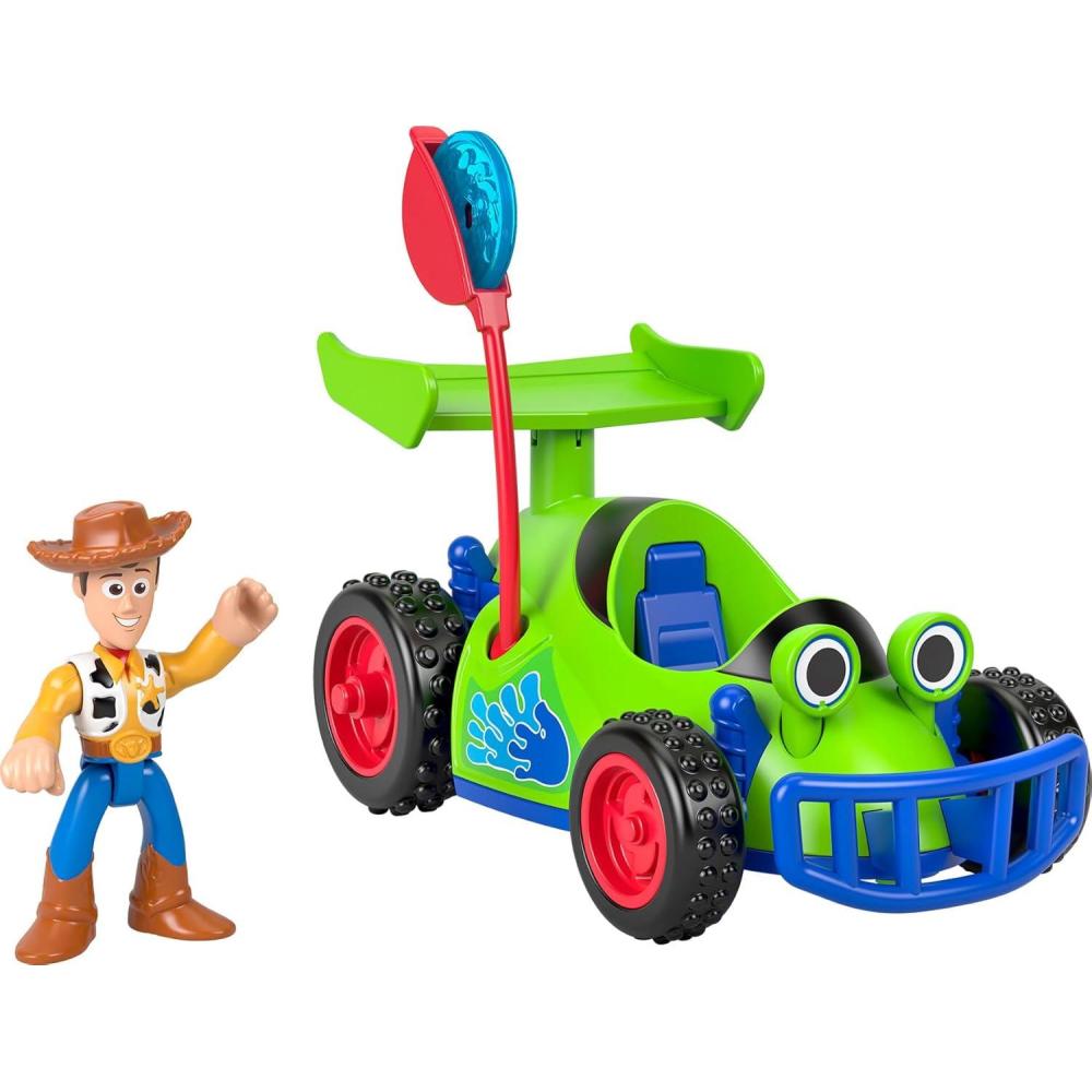 imageFisherPrice Imaginext Woody amp RC Play Set with 3inch Action Figure Toy RC Vehicle amp 2 Projectiles Inspired by Disney and Pixar Toy Story