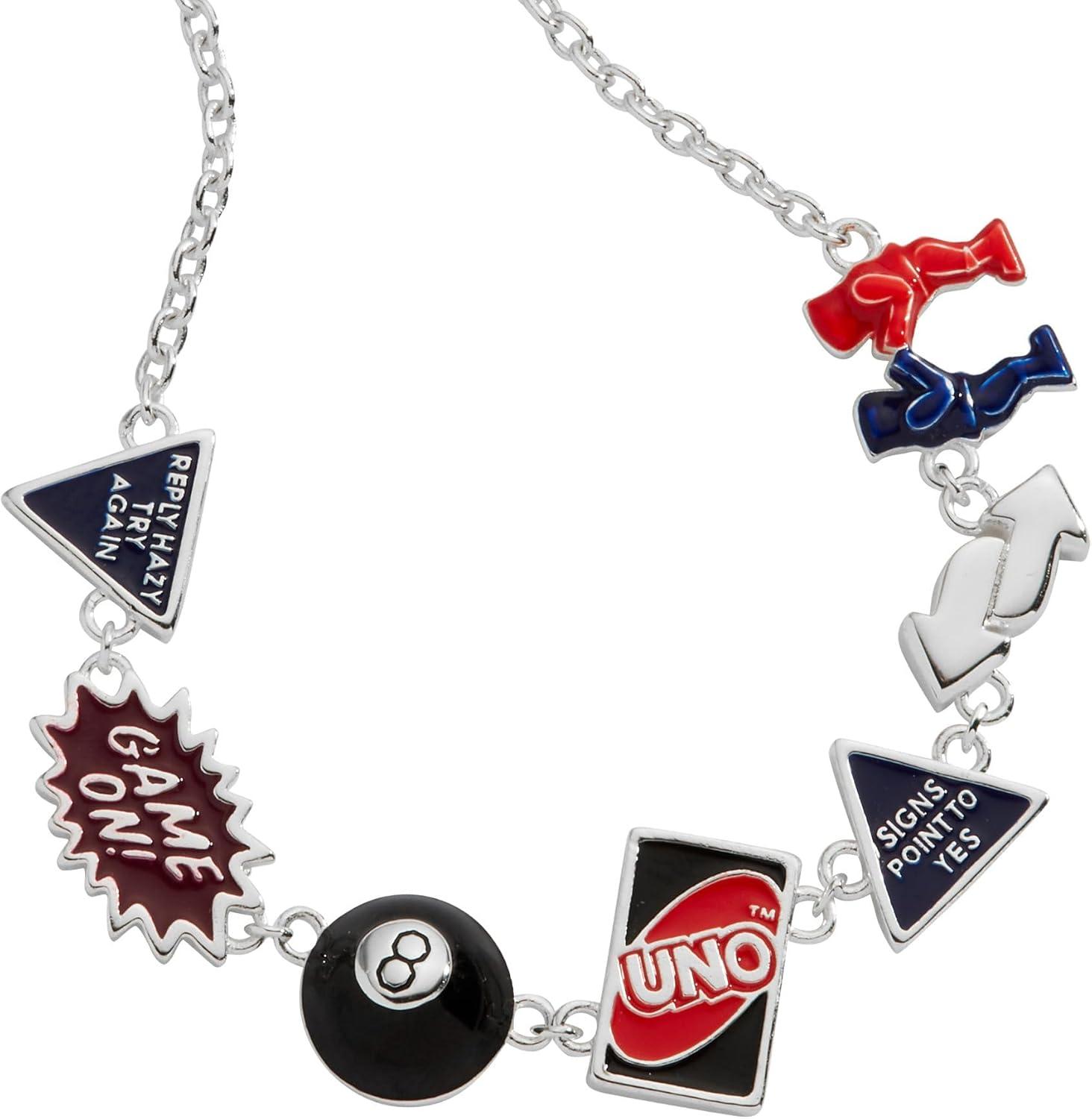 imageAlex and Ani Mattel 80th Bracelet Collectible Enamel Charms Adjustable Fit NickelFreeGame Night Bracelet