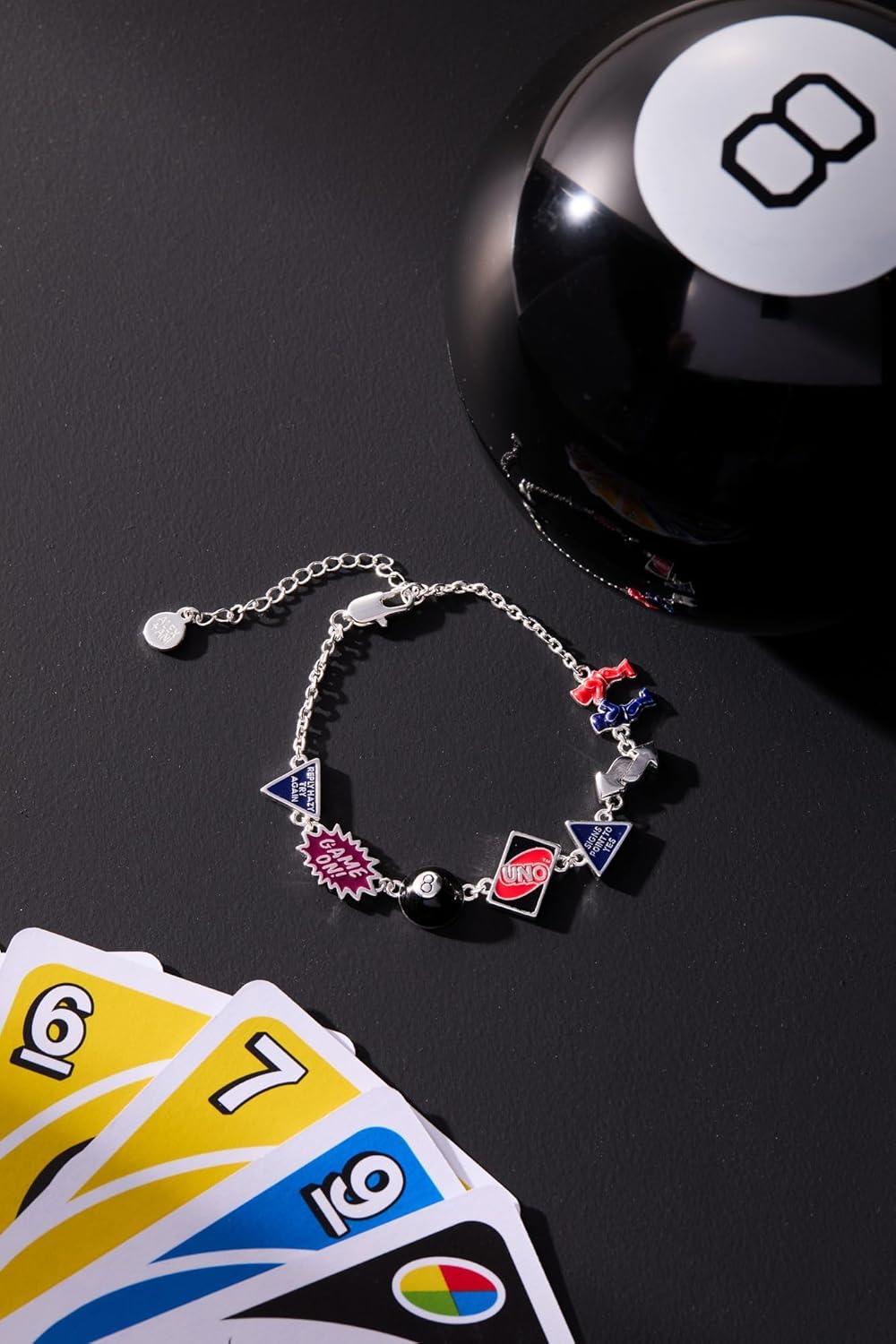imageAlex and Ani Mattel 80th Bracelet Collectible Enamel Charms Adjustable Fit NickelFreeGame Night Bracelet